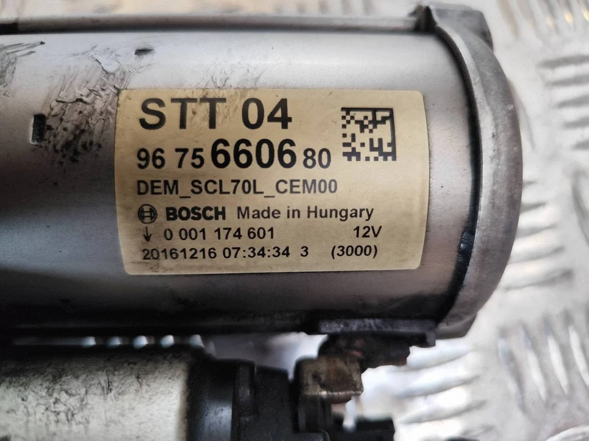 Starter Peugeot 3008 II 5008 II 1.6 BHDI image 3
