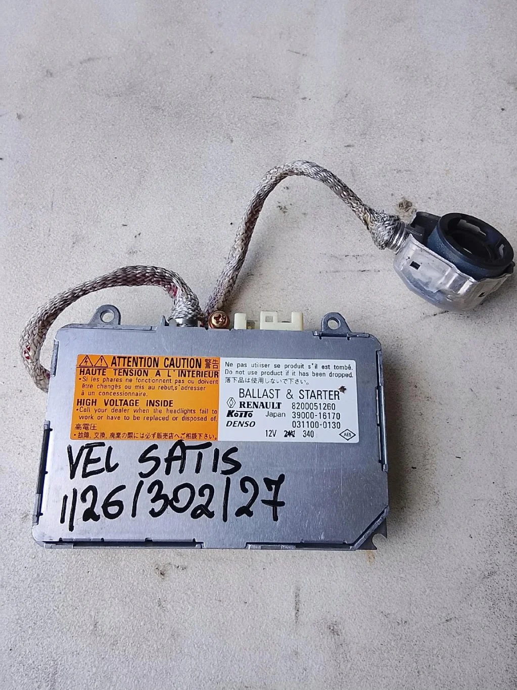 Conversor Renault Vel Satis K-213580-12630227
