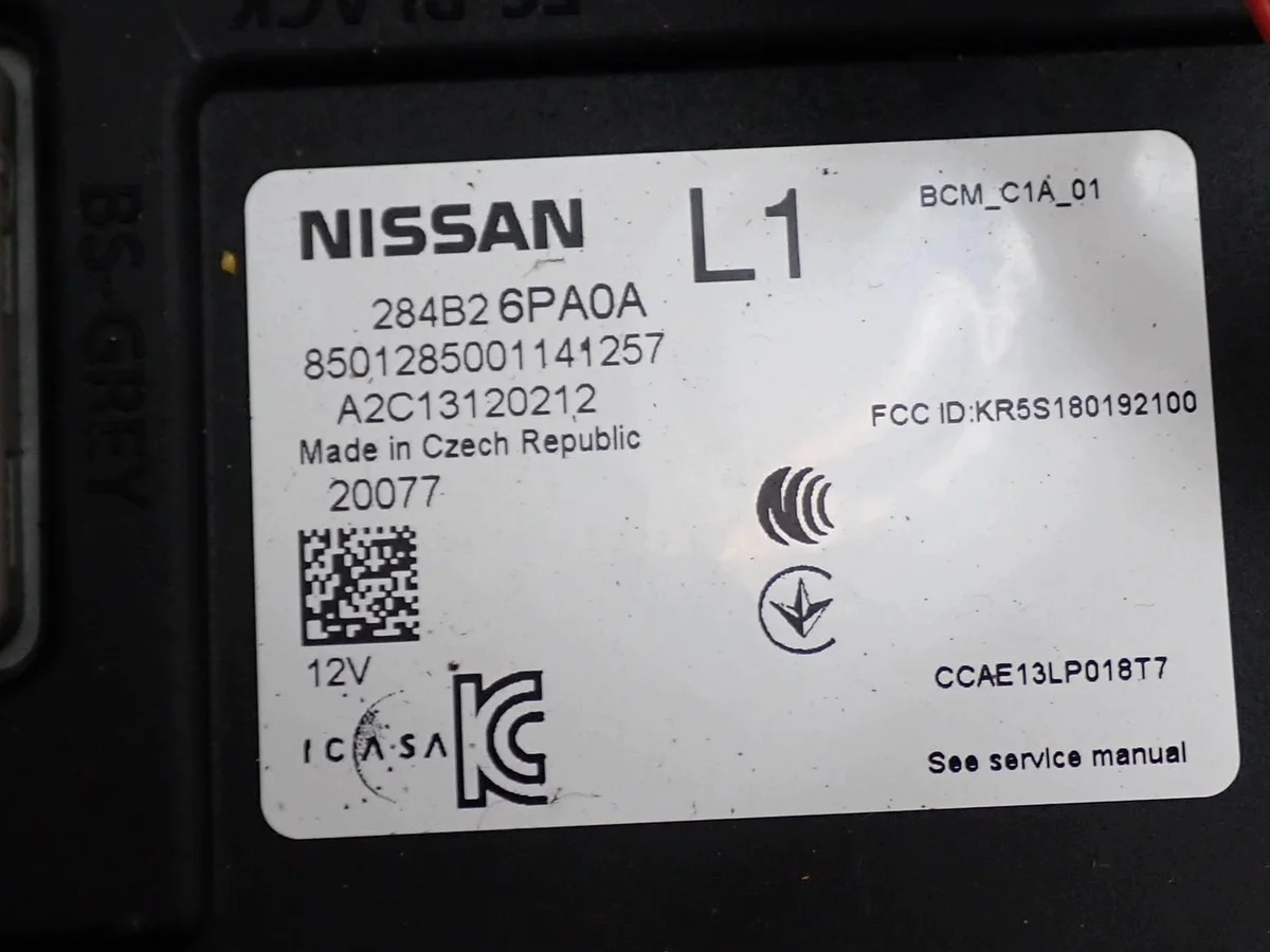 Steuergerät BCM Nissan Juke F16 284B2-6PA0A image 5