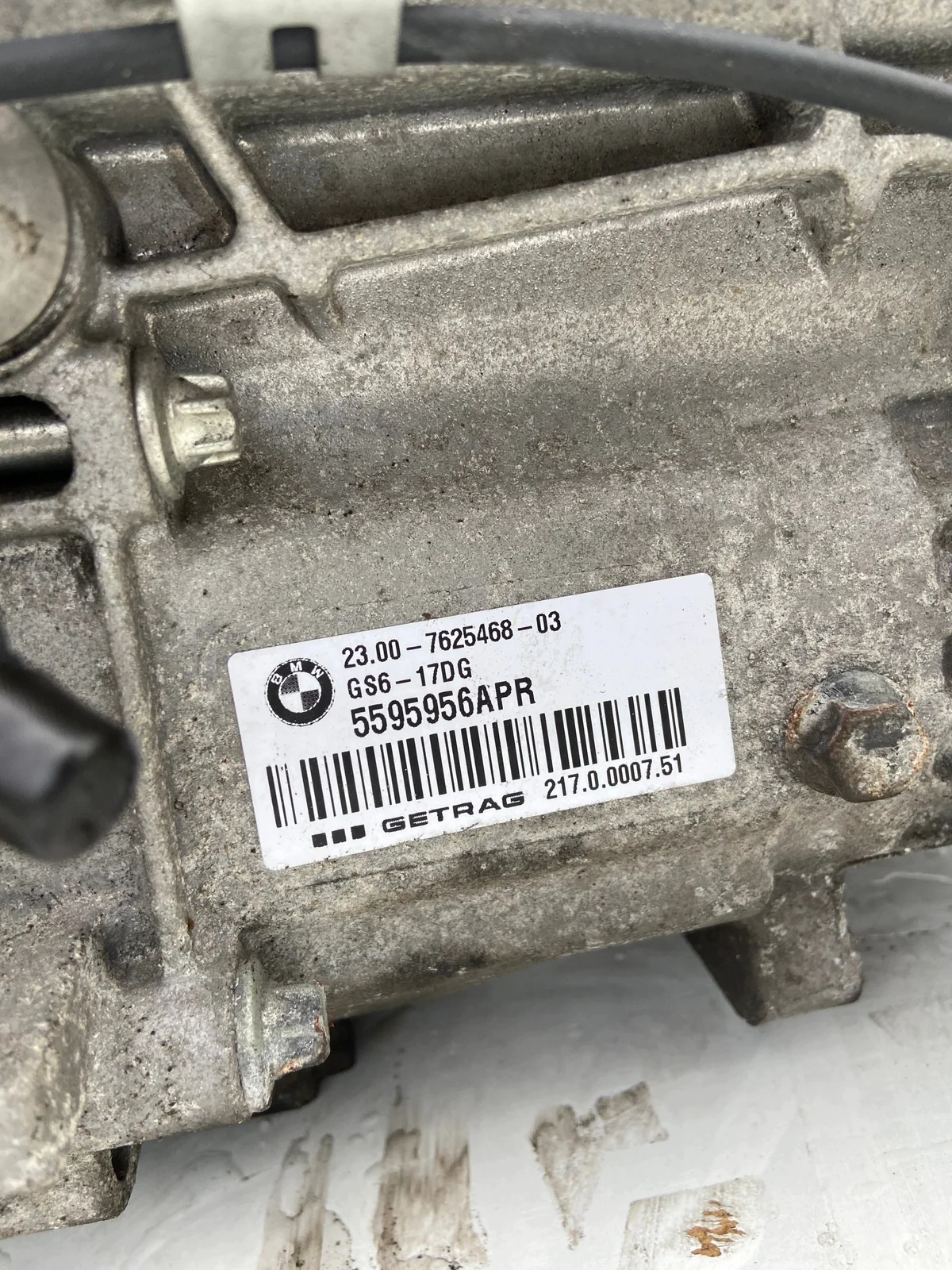 Getriebe BMW 2.0D N47 7625468 GS6-17DG image 3