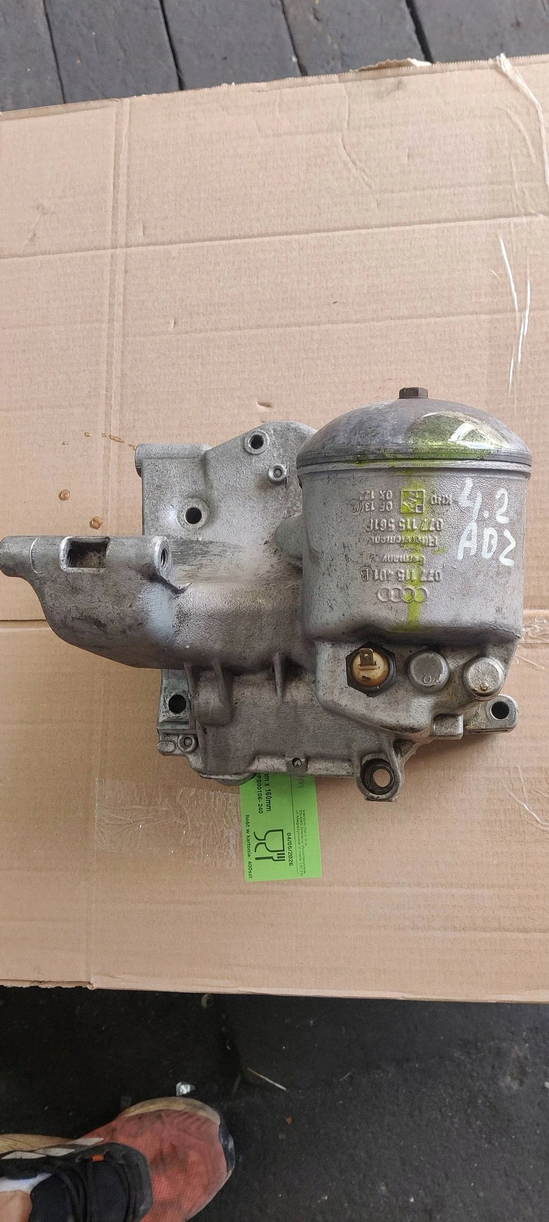 Olie Filter Basis Audi A8 S8 D2 4.2 B