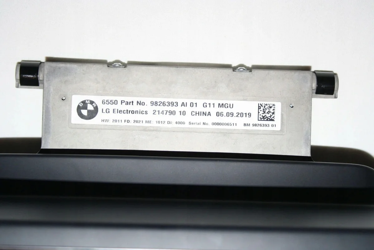 Écran de navigation BMW 7 (G11, G12) OEM 9826393 image 4
