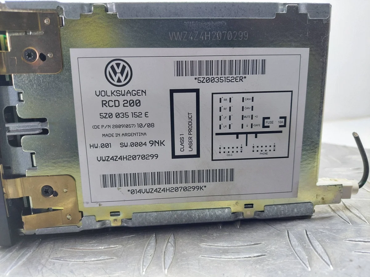 CD-radio VW Fox 5Z0035152E image 7