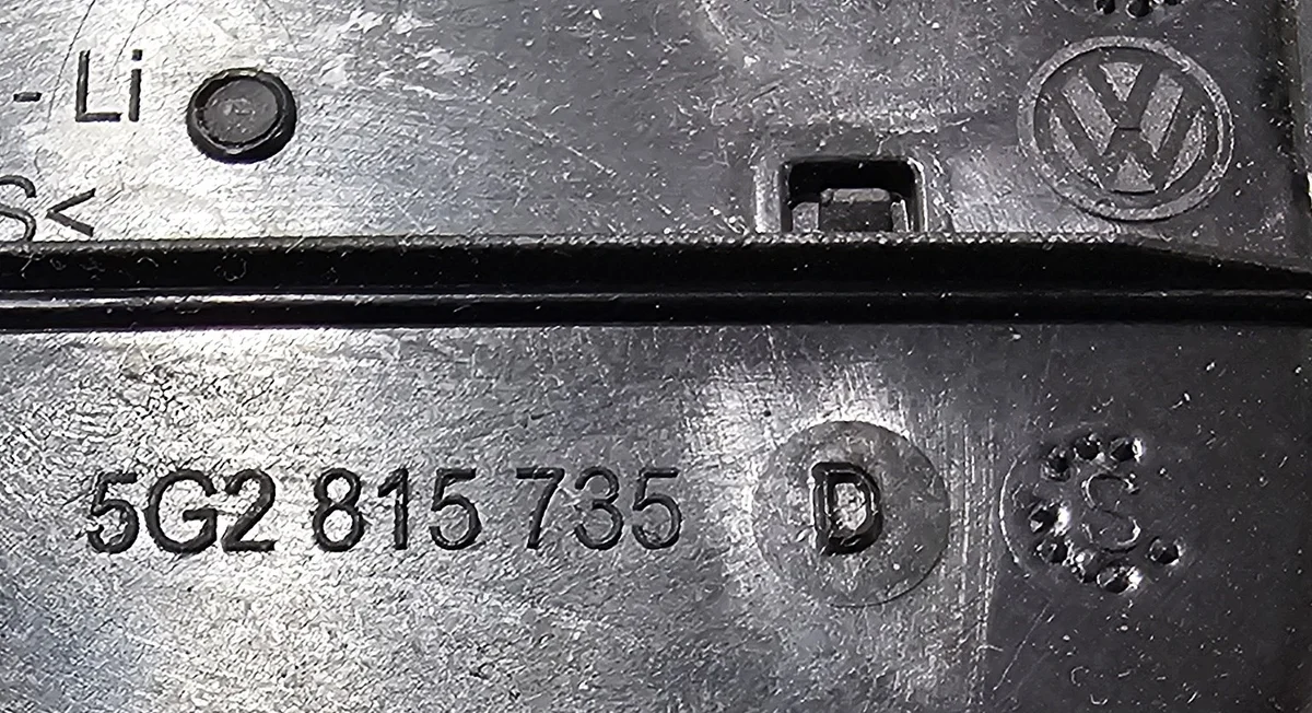 VW Golf VII Lüftungsgitter Mittelkonsole Gebraucht image 6