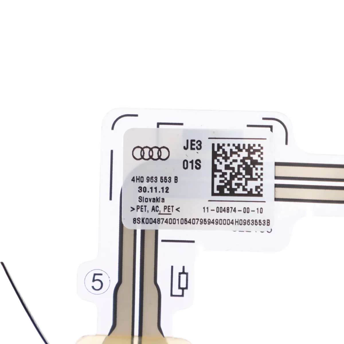 Audi A8 D4 Sensor Ocupante Asiento 4H0963553B image 6