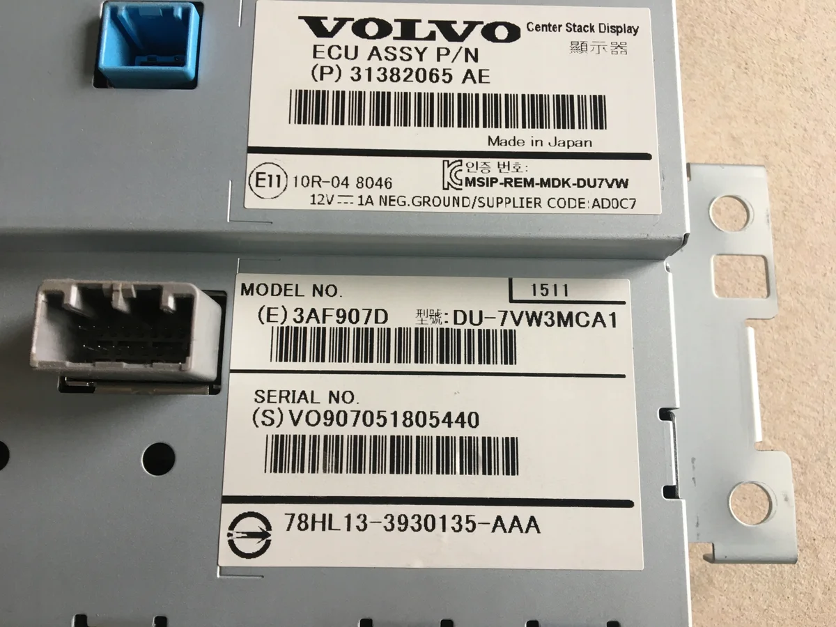 Display Navigation Volvo V60 S60 II 31382065AE image 4