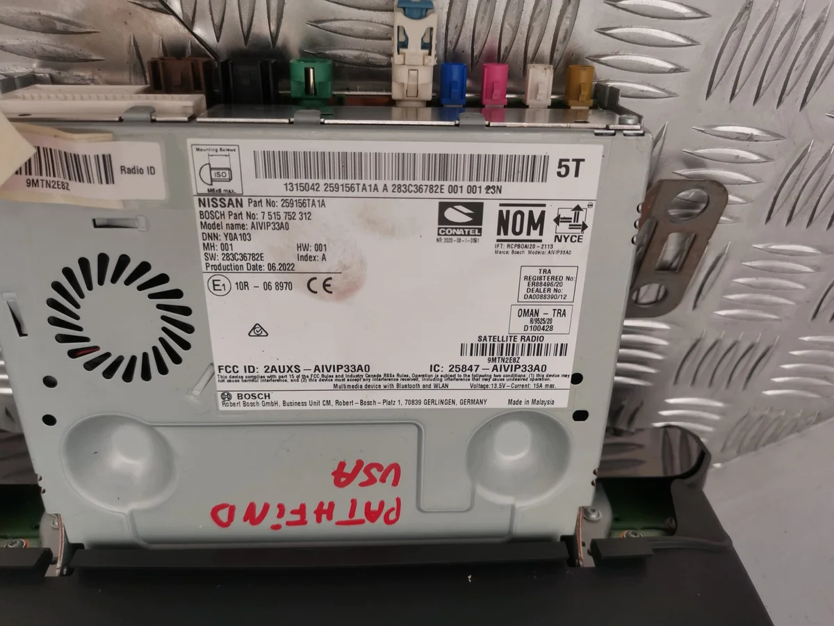 Nissan Pathfinder R53 2021- Radio Navigation Bildschirm image 6
