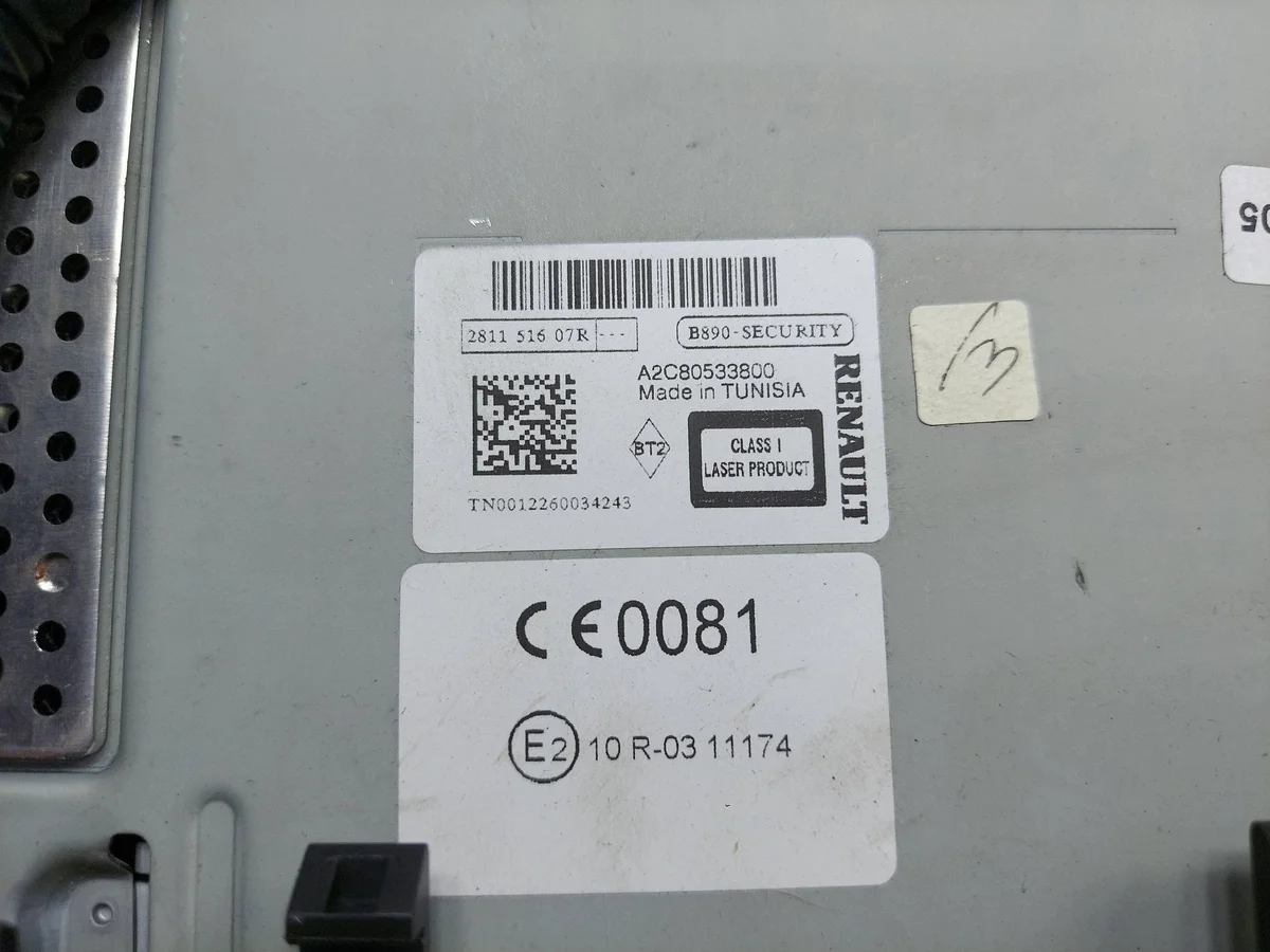 Radio CD Bluetooth Renault Twingo II 281151607RKASACJ image 8