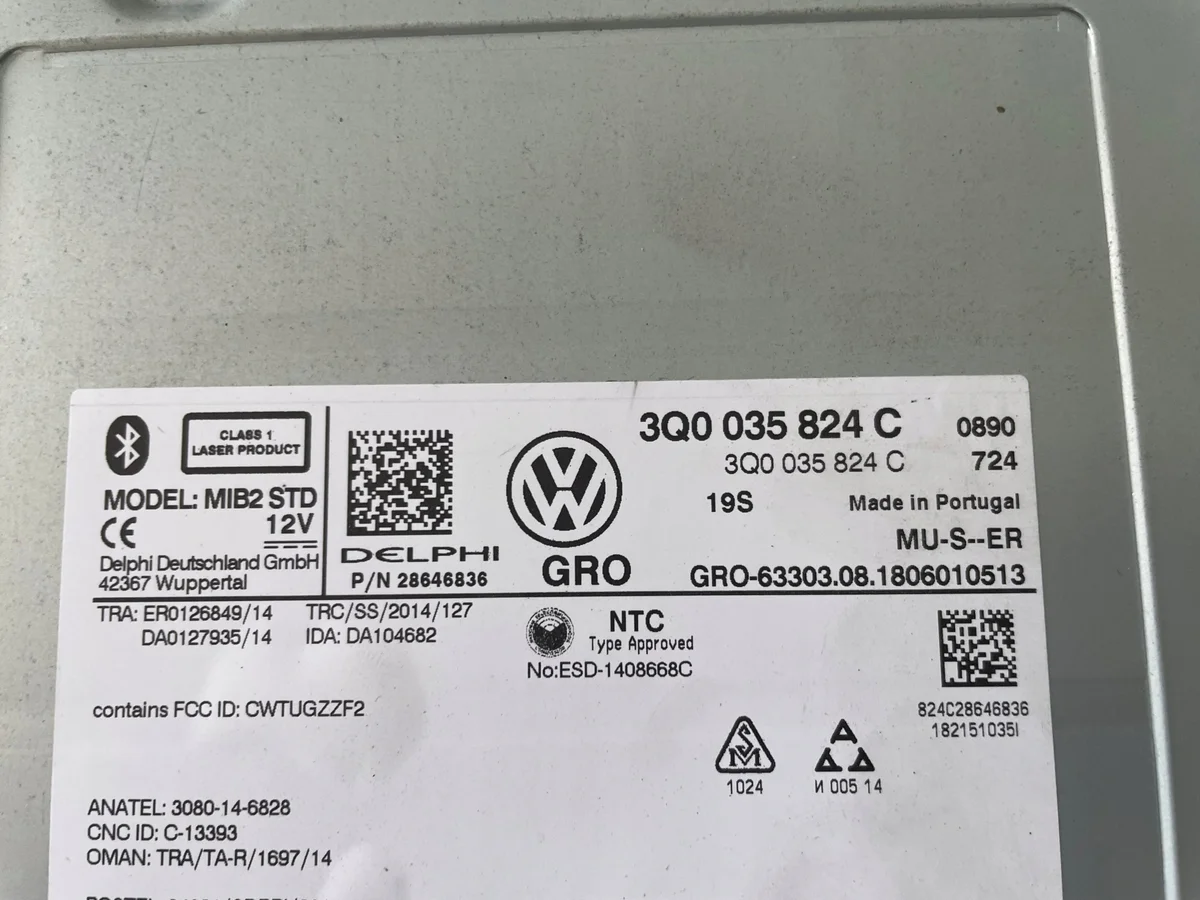 VW Tiguan 5NA Navi MMI 3Q0035824C image 6