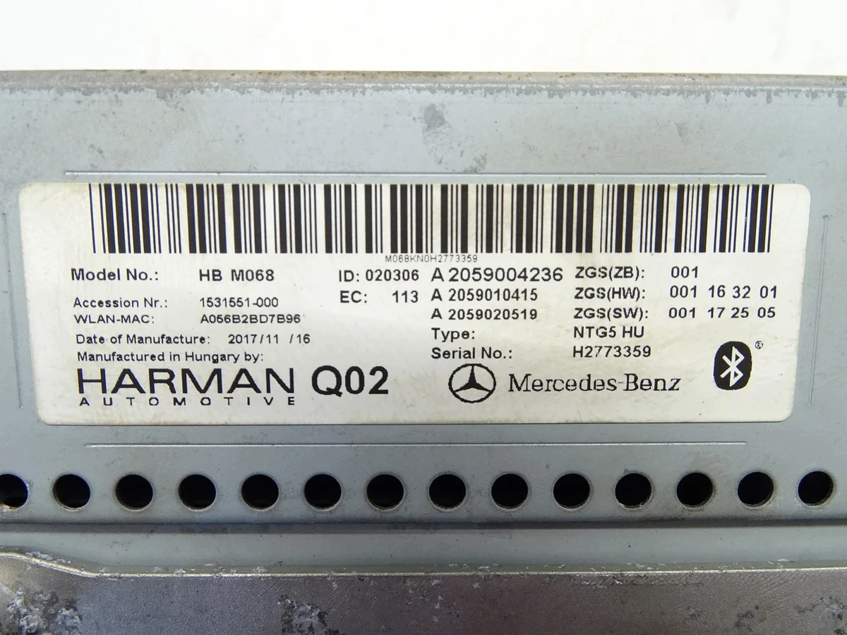Radio Navigointi Mercedes C W205 CARSTOM23 image 6