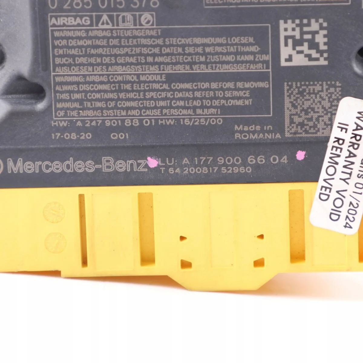 Module Airbag Mercedes Classe A A1779006604 image 4