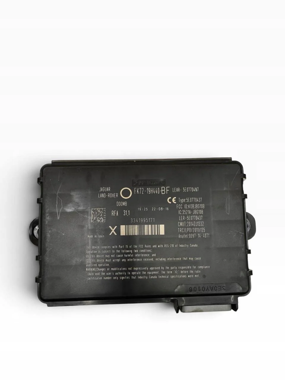 Jaguar XF XE Keyless Modul FK7219H440BF