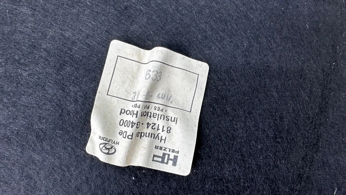 Dämmung Motorhaube Hyundai i30 III 81124-G4000 image 4