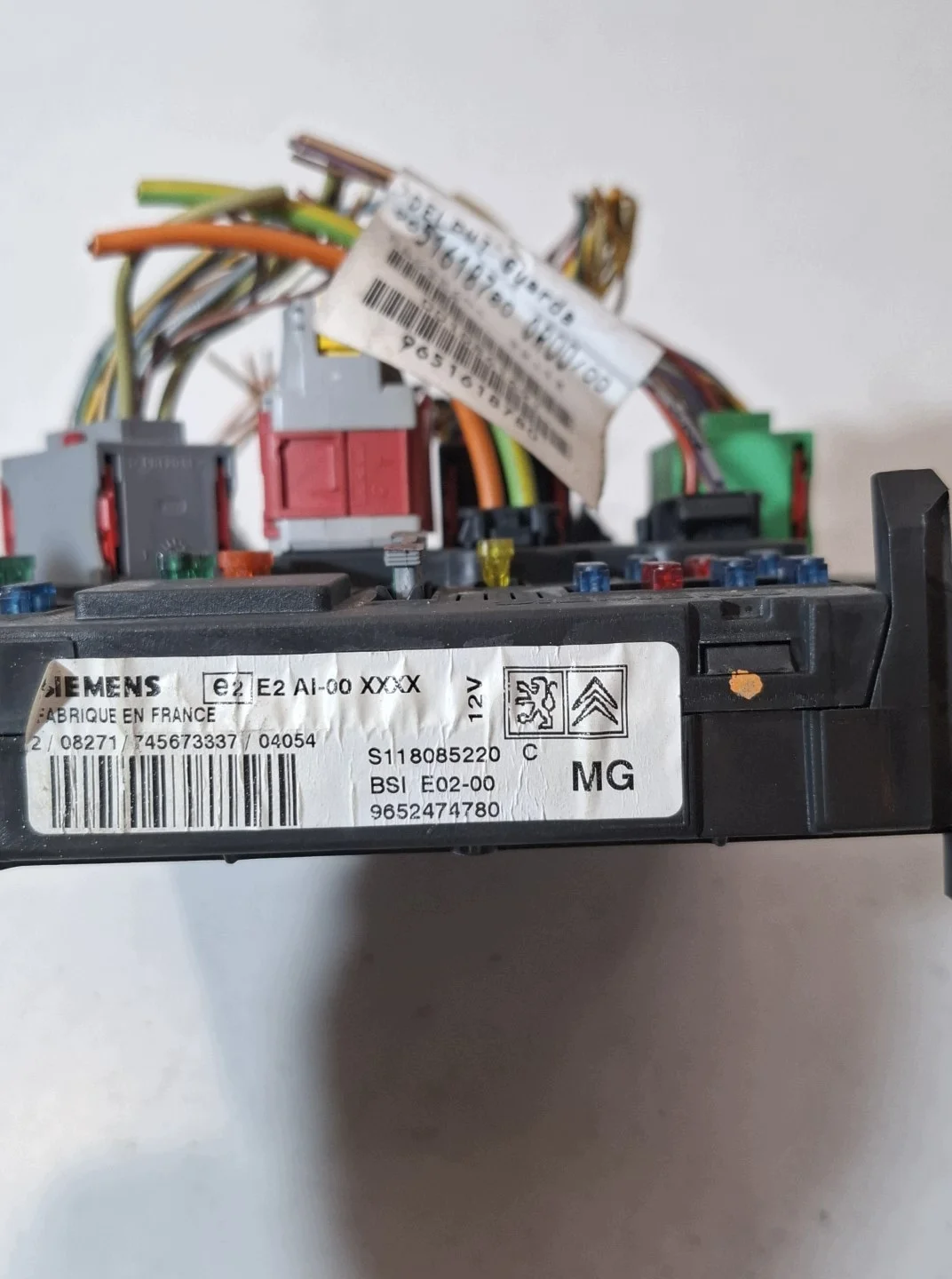Module BSI Peugeot Citroen 9652474780 S118085220C image 7