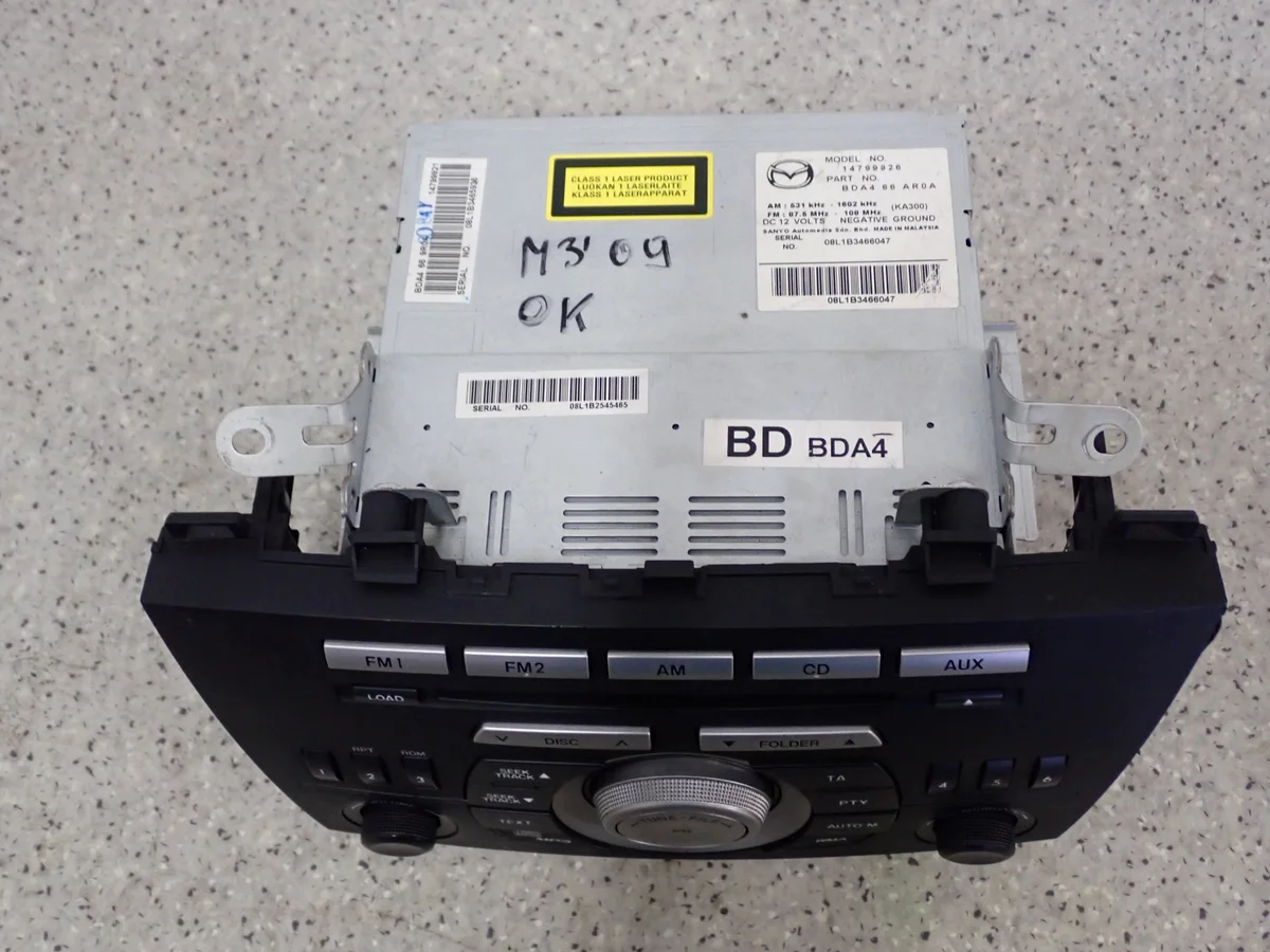 Radio CD Mazda 3 BL 09-13 M3BLRADIO image 4