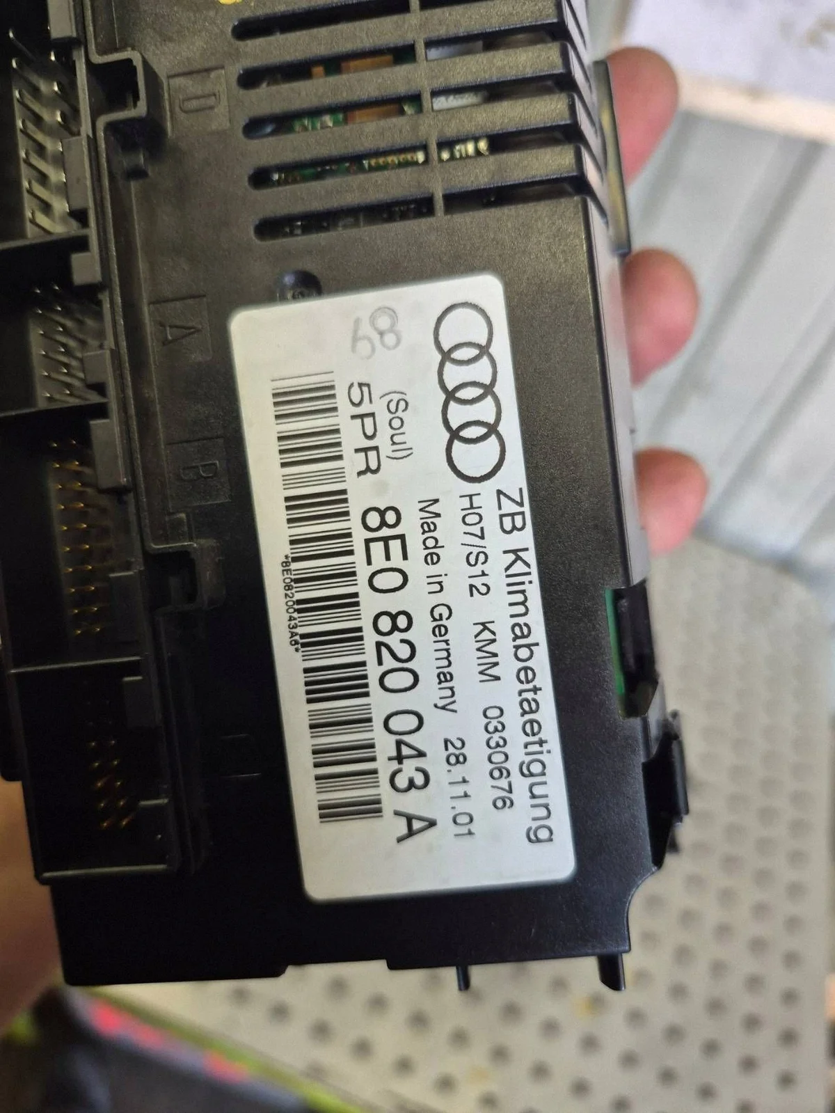 Pannello Clima Audi A4 B6 8E 8H 8E0820043A