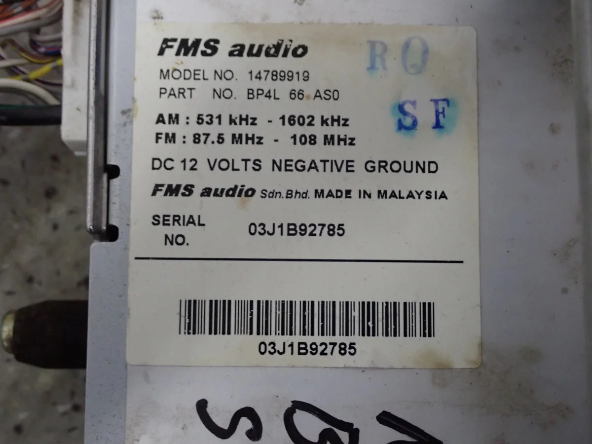 Radio CD-speler Mazda 3 BK (2003-2005) image 5