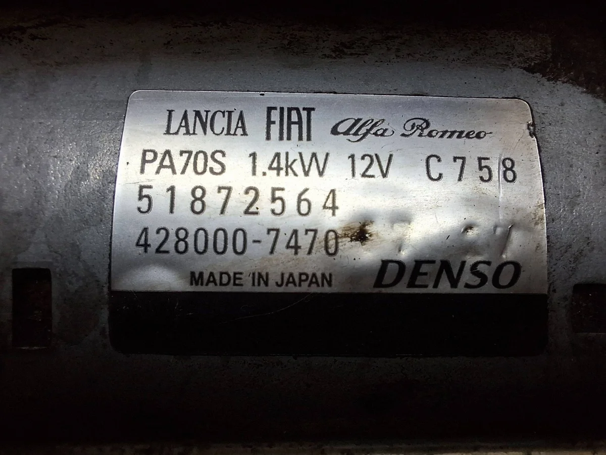 Starter Alfa Romeo Mito Fiat 0.9 Twinair S27724239 image 5