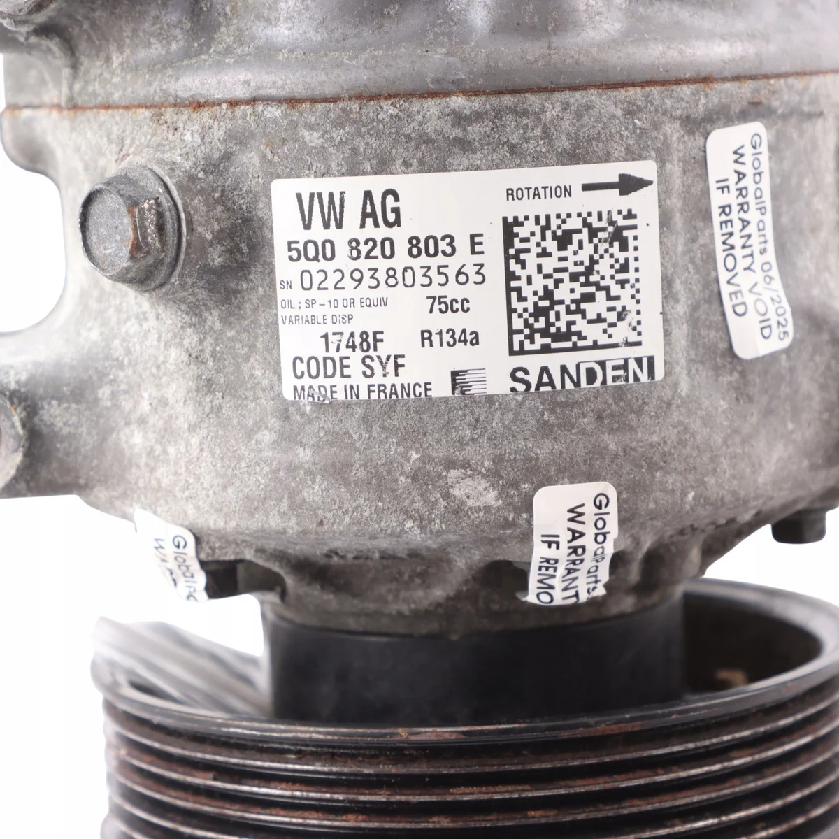 Audi AC Kompressor 5Q0820803E - Begagnad image 3