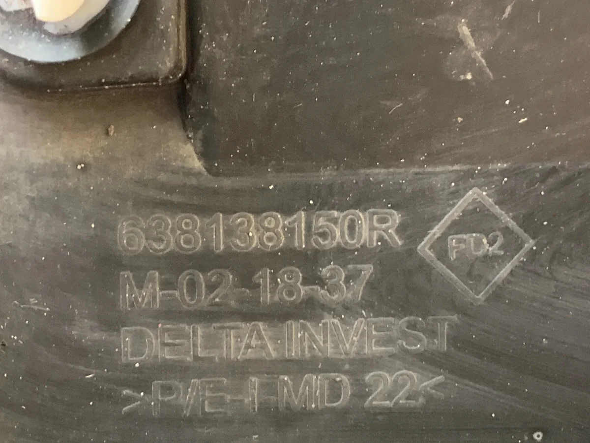 Dacia Sandero III Kotflügelverbreiterung links vorne image 3