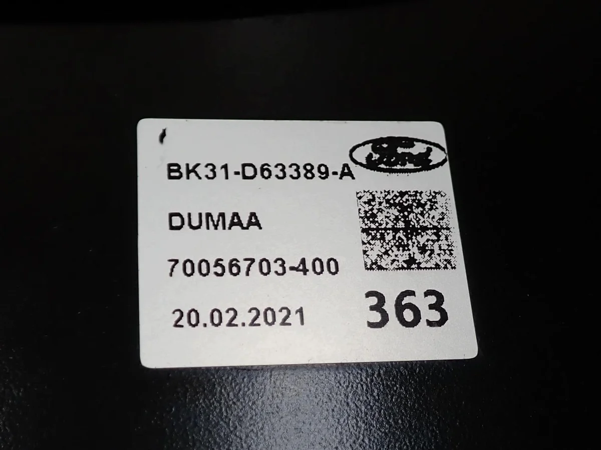 Ford Transit MK8 istuimen takaosa BK31-D63389-A image 4