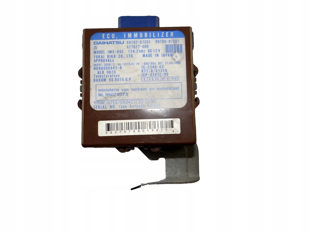Módulo Inmovilizador Daihatsu Cuore 89702-97201