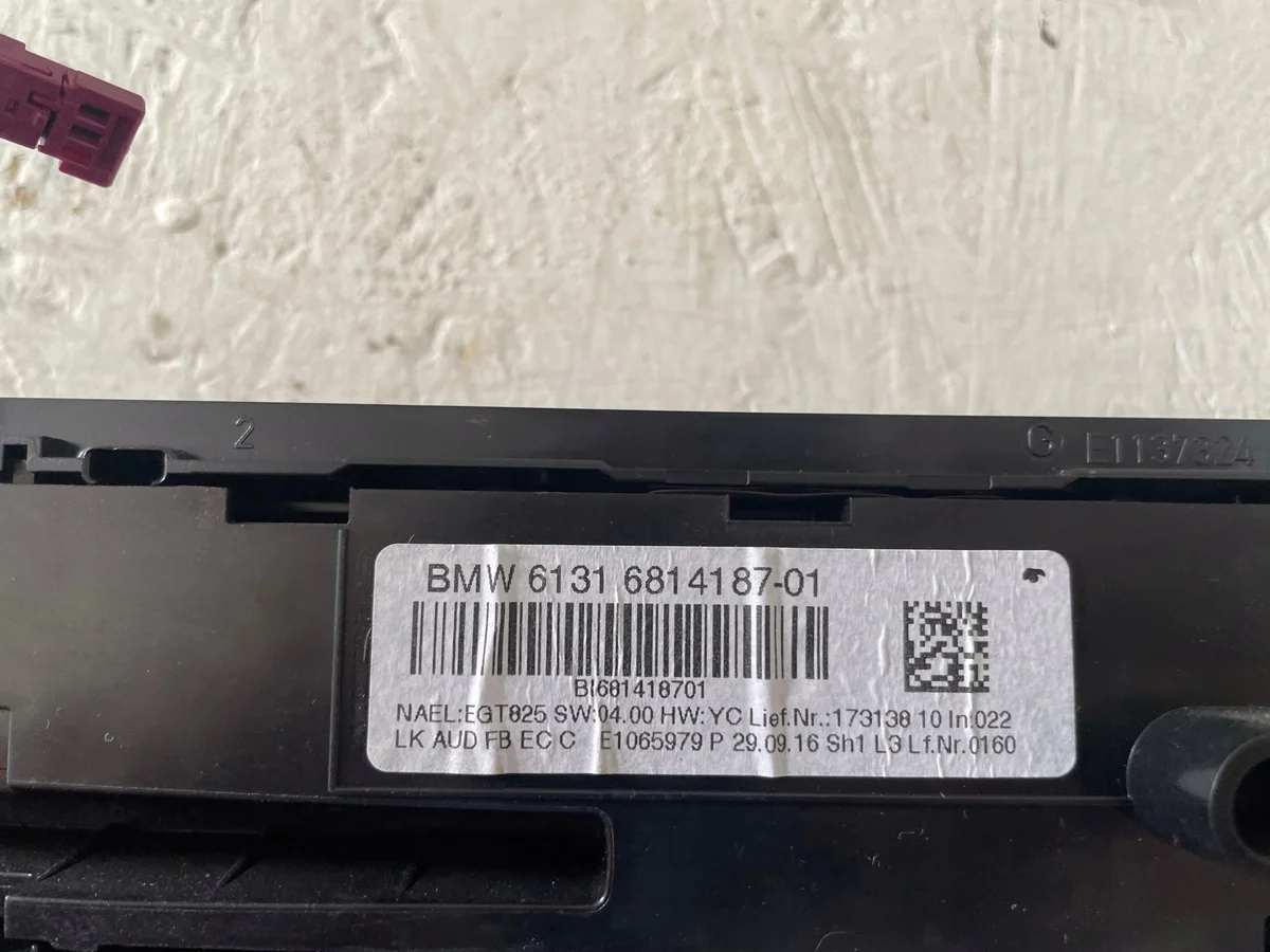 BMW F30 Klimapanel LCI 6814187 thumbnail 10