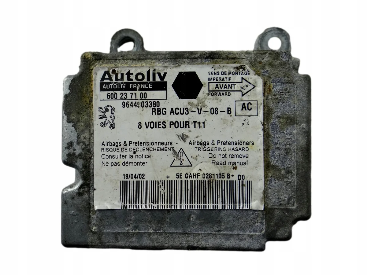 Module Airbag Sensor Peugeot 206 9644903380
