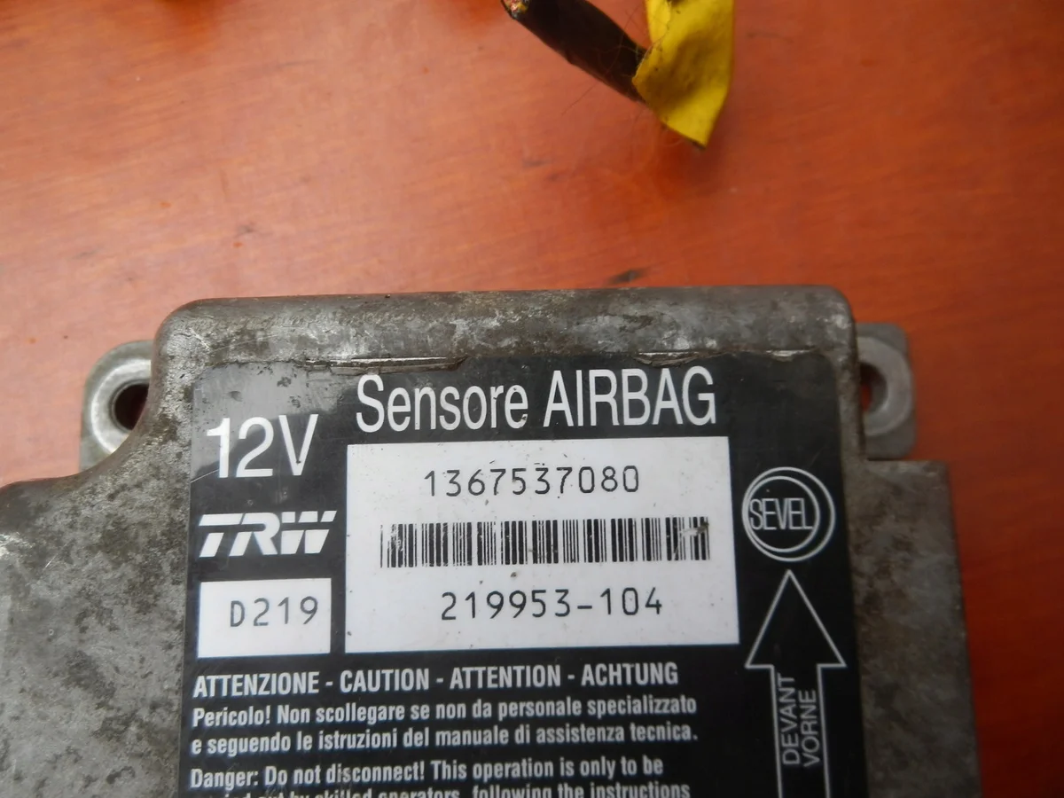 Airbag sensor Fiat Ducato 1367537080 image 3