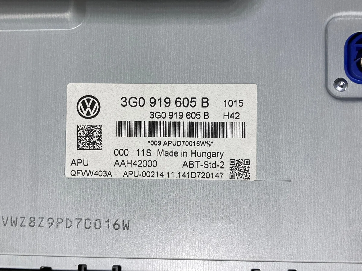 Radio Display VW Passat B8 3G0919605VWB820 image 4