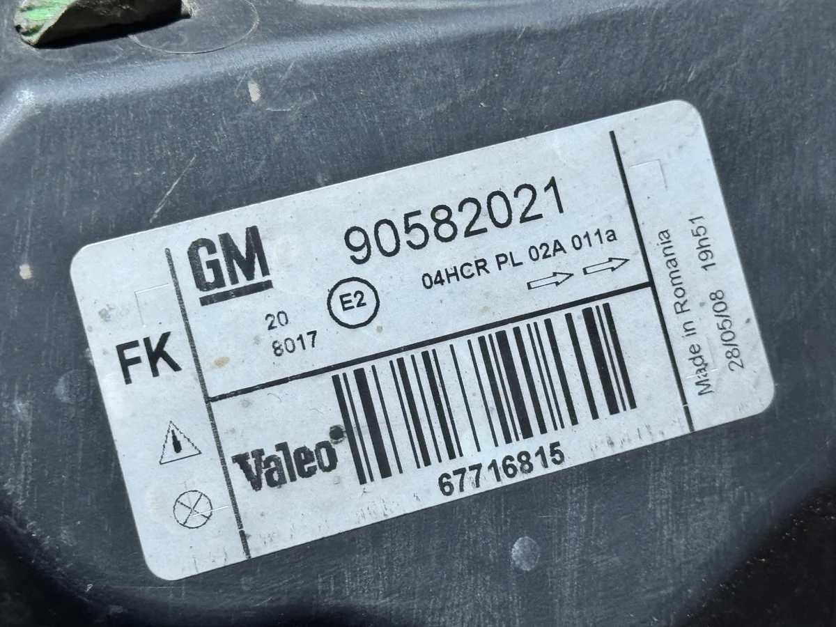 Linke Scheinwerfer Opel Zafira A 90582021 image 3