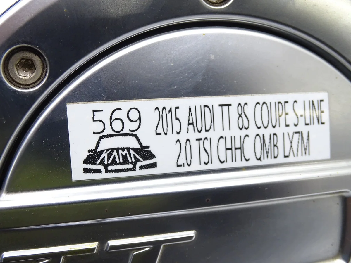 Klappe Tankdeckel Audi TT III 8S Chrom 8S0809857C image 6