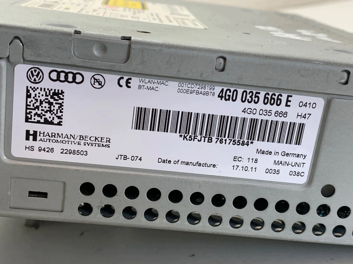 Radio Audi A6 C7 4G0035666E Multimedia Player image 3