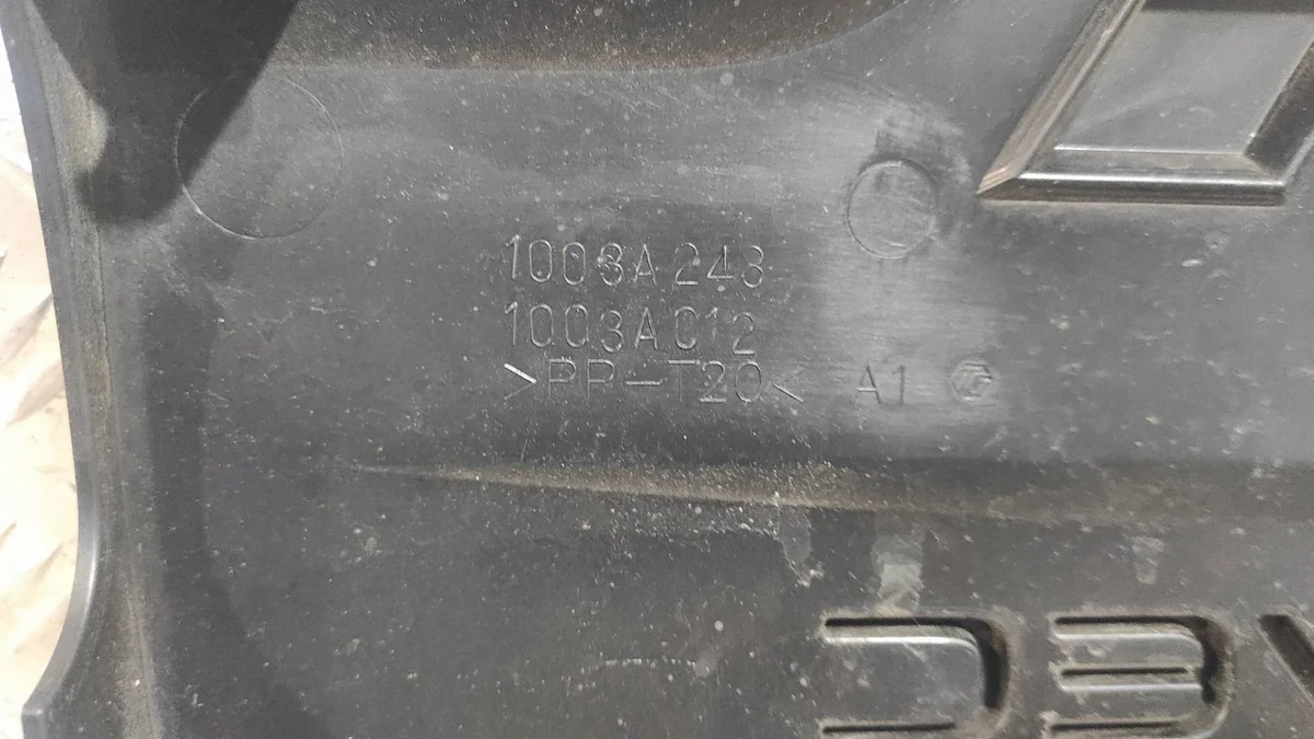 Cache moteur Mitsubishi ASX 1.6L 1003A243 image 3