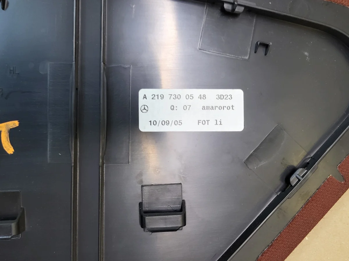 Zierleiste Türverkleidung hinten links Mercedes CLS W219 image 5