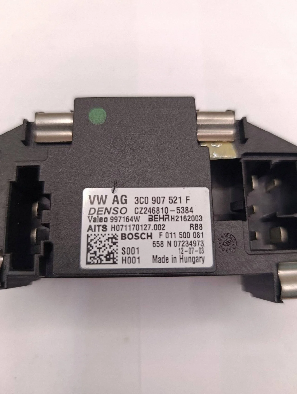 Module de soufflerie Volkswagen OE 3C0907521F image 6