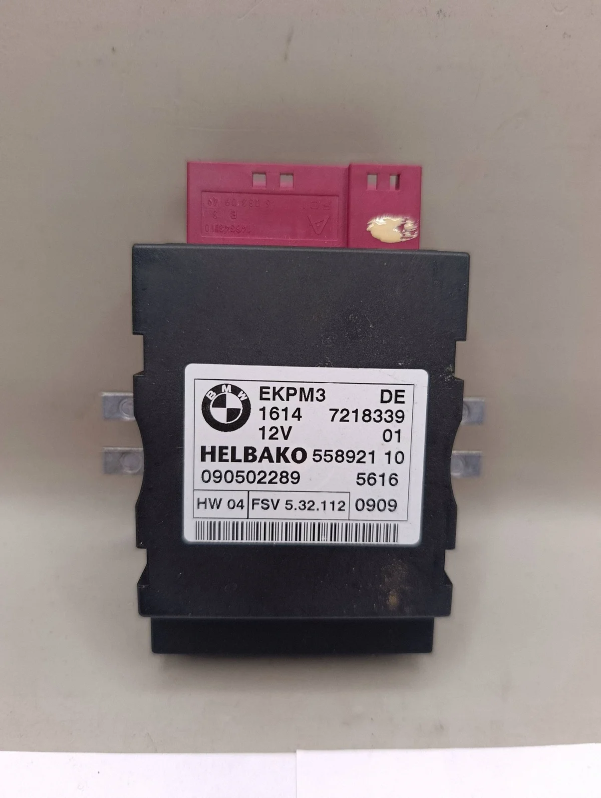 BMW 7218339 Steuergerät Kraftstoffpumpe
