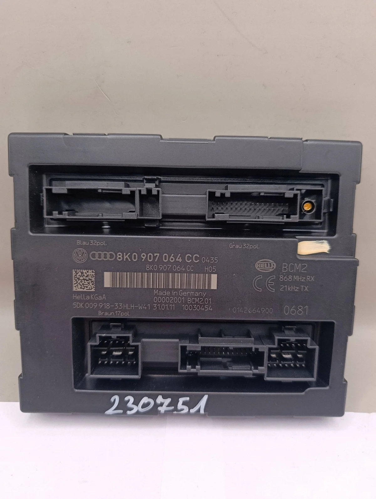 Audi A4 S4 B8 Komfortmodul 8K0907064CC