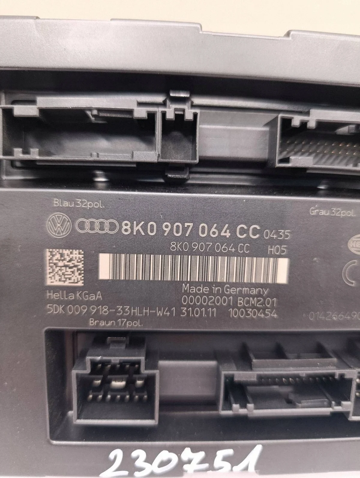 Audi A4 S4 B8 8K Modulo Conforto 8K0907064CC image 4