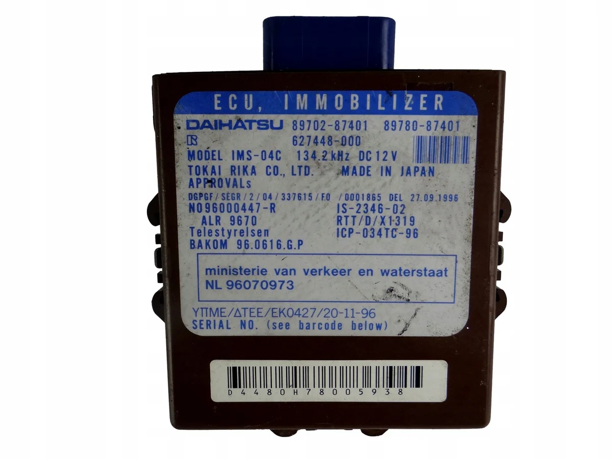 Módulo Inmovilizador Daihatsu Terios 89702-87401
