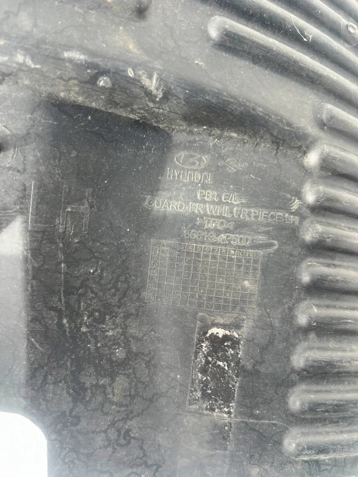 Hyundai i20 2012-2014 Stänkskydd Vänster Fram image 5