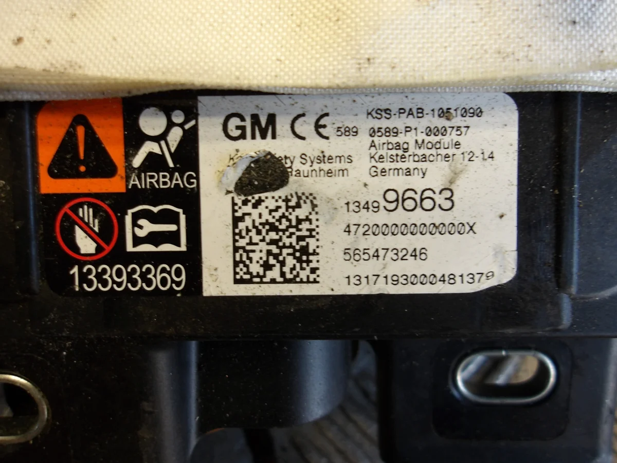 Airbag Passageiro Opel Astra K Original GM image 3