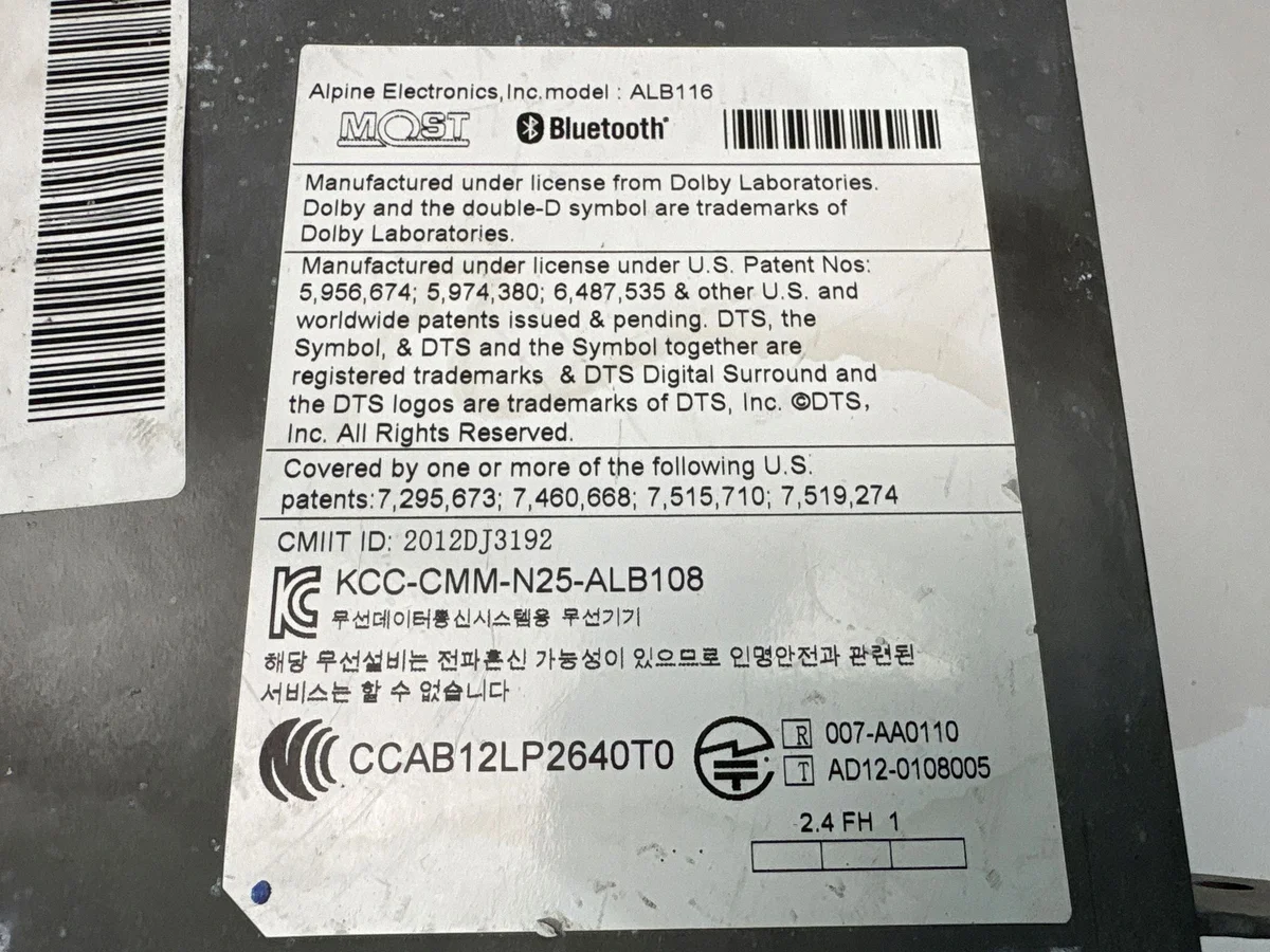 BMW X5 F15 F10 Navigationseinheit Radio NBT image 4