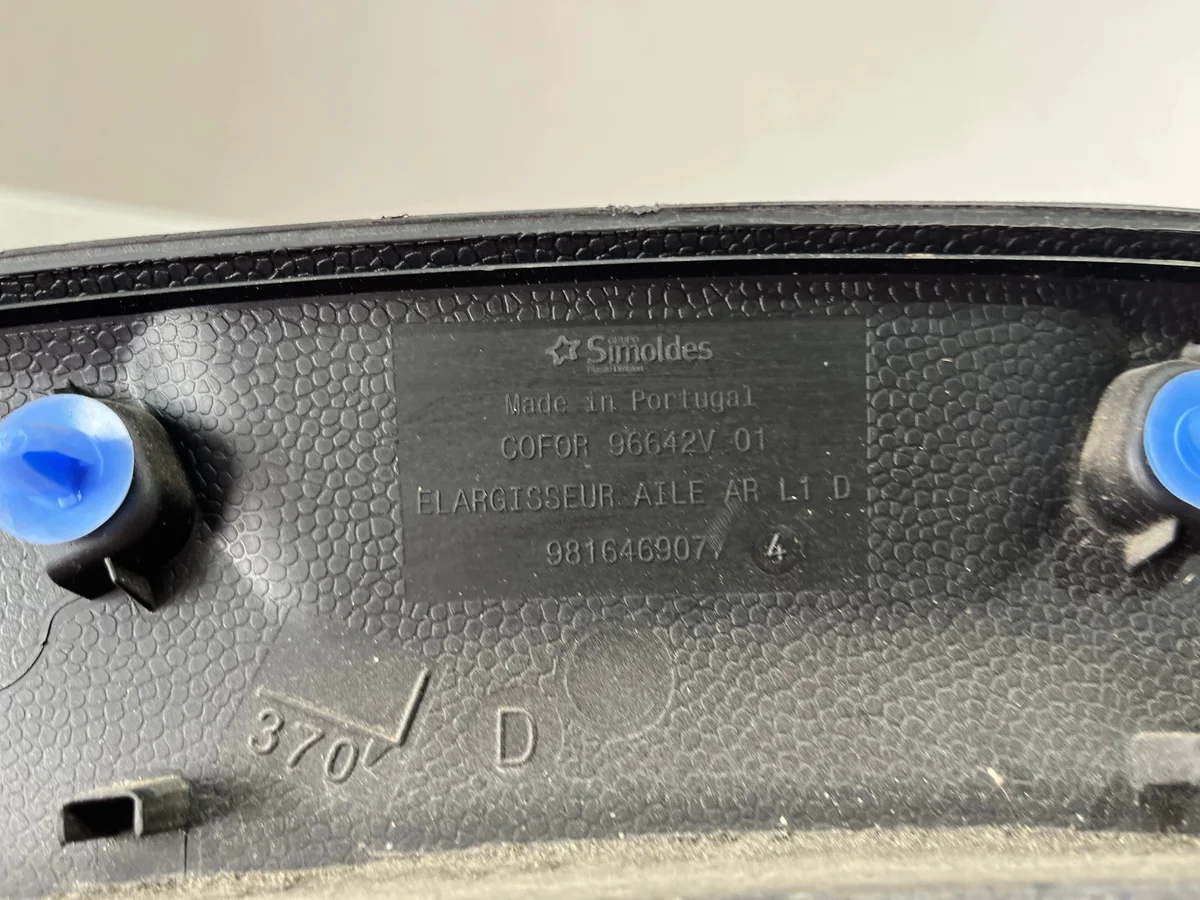 Peugeot Rifter Kotflügelverbreiterung hinten rechts image 10