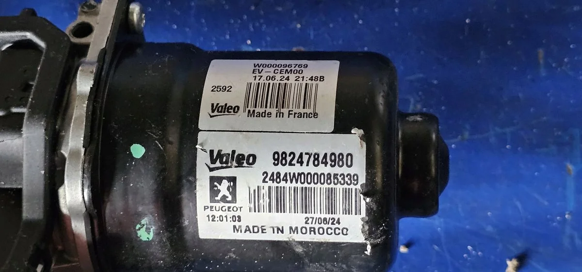 Motor vindrutetorkare Opel Corsa F (9824784980) image 4