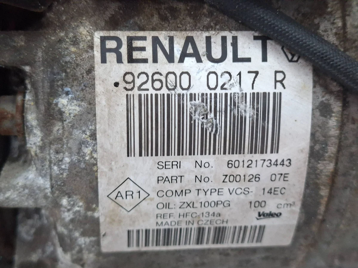 Compressore A/C Renault Captur 0.9 TCE S27646196 image 6