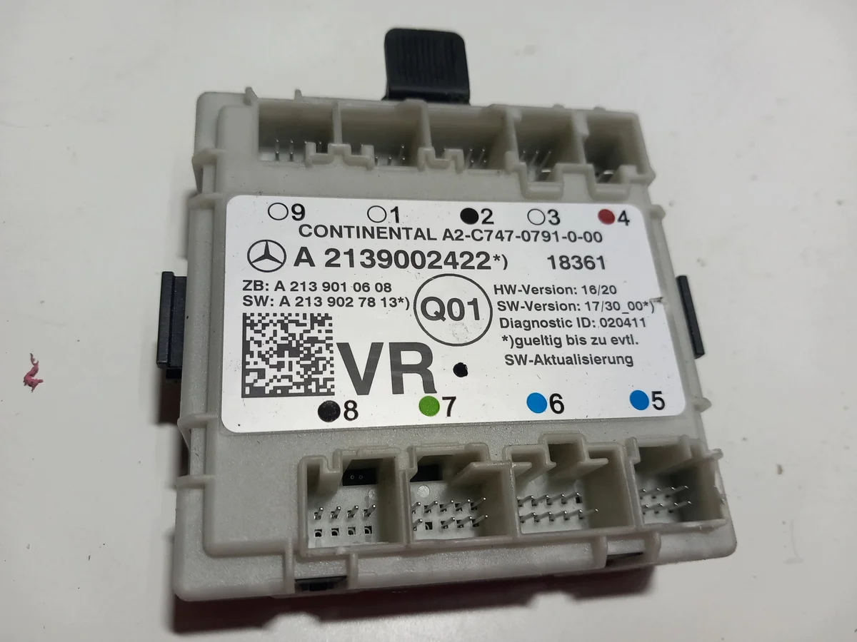 Modul dörrkontroll höger fram A2139002422
