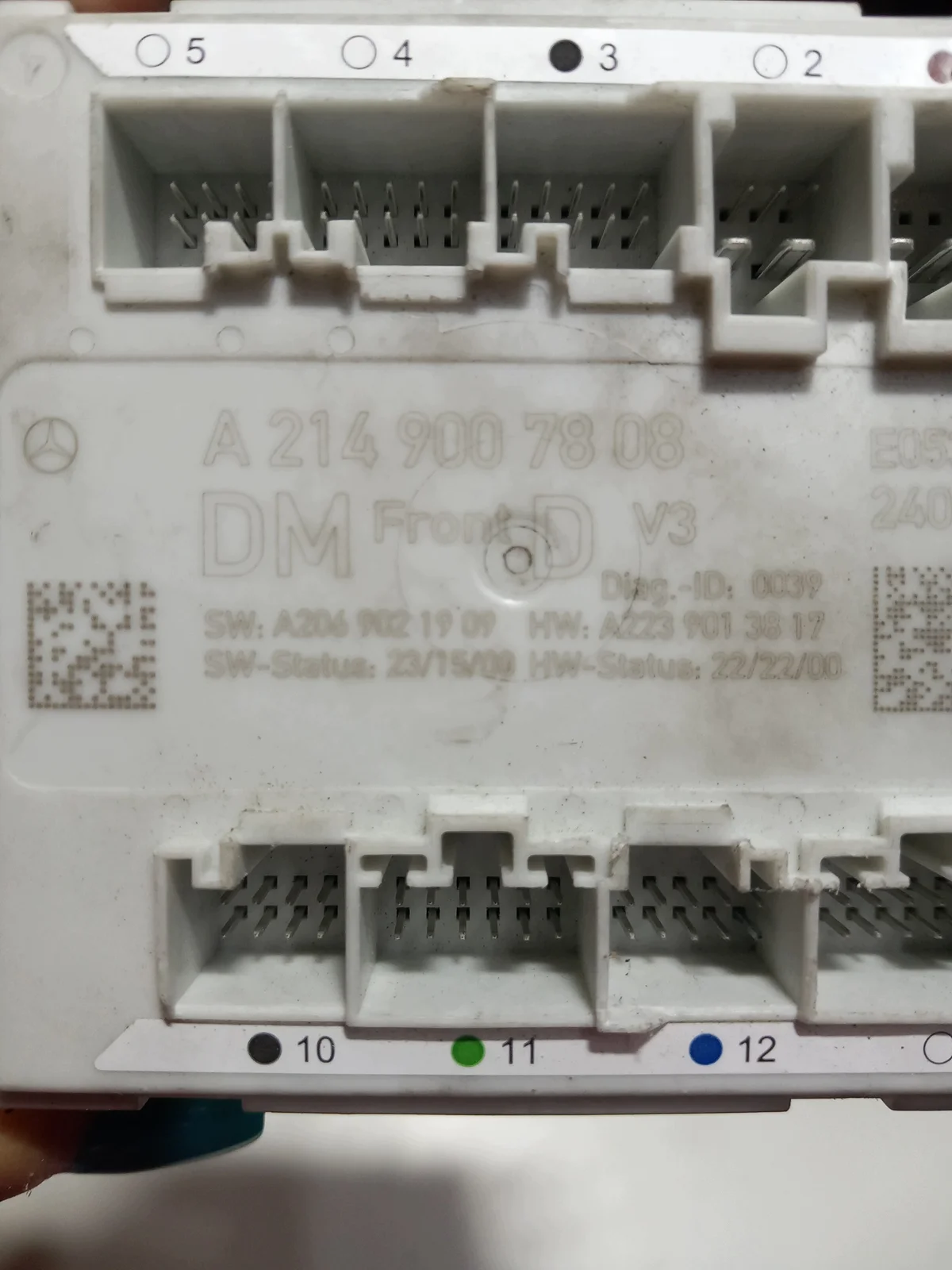 Module Deurcontrole Mercedes W214 A2149007808 image 4
