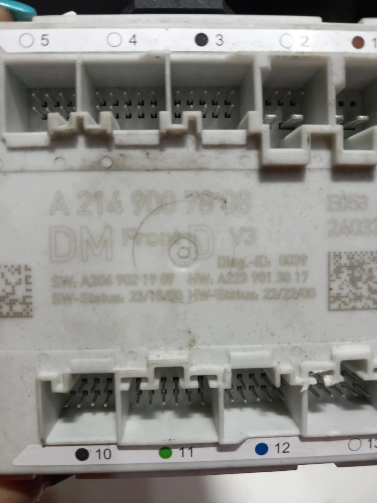 Module Deurcontrole Mercedes W214 A2149007808 image 7