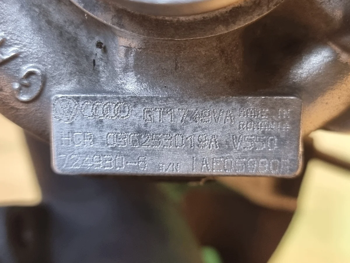 Turbolader Garrett GT1749V 2.0 TDI image 3